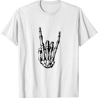 Rock On Skeleton Hand Men's T-Shirt — Mens T Shirts