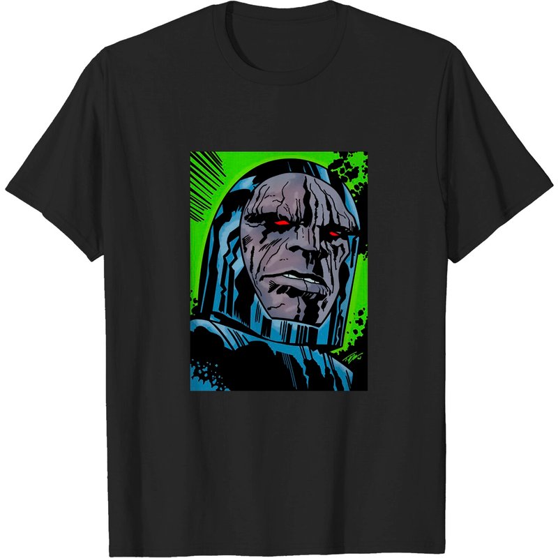 Darkseid Comics Men's T-Shirt in Black — Mens T Shirts