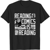 Reading Comics Is Reading Men's T-Shirt - Black