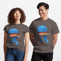 T-shirt Pocoyo Amusant pour Hommes en Noir — T-shirts pour hommes