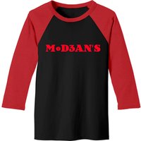 Modeans Letterkenney T-Shirts de Baseball pour Hommes Noir/Rouge — T-shirts pour hommes