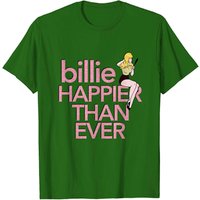 Billie Happier Than Ever Men's T-Shirt in Black