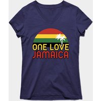 Jamaica One Love Men's T-Shirt in Black — Mens T Shirts