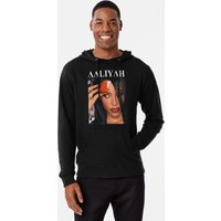 Aaliyah Pullover Hoodie for Unisex in Black — Mens Hoodies