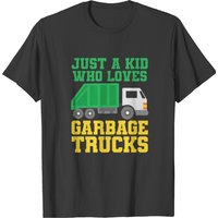T-shirt pour homme Amateur de camions à ordures