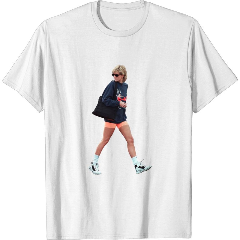 P-rincess Diana Streetwear Transparent Classic T Shirt for Men — Mens T Shirts