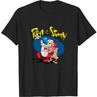 Nickelodeon Ren And Stimpy Classic Logo T-Shirt for Men — Mens T Shirts