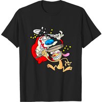 T-shirt classique Ren et Stimpy The Show Art Smile pour hommes — T-shirts pour hommes