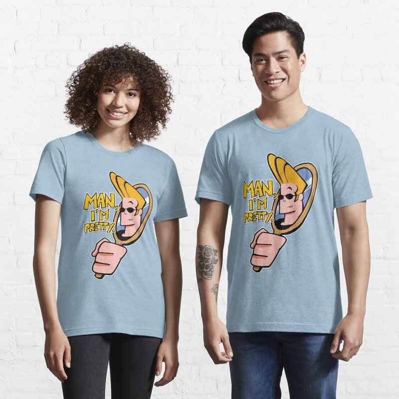 T-shirt essentiel Johnny Bravo™ "Man, I'm Pretty" pour hommes — T-shirts pour hommes