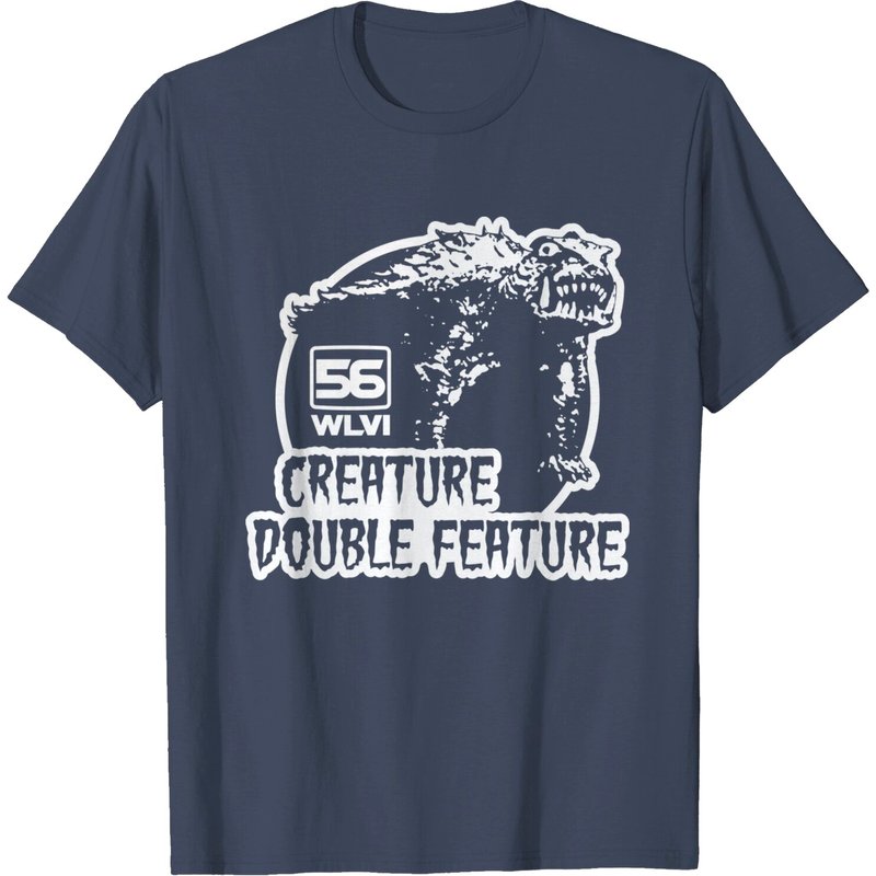 T-shirt pour hommes Creature Double Feature 56 en noir — T-shirts pour hommes