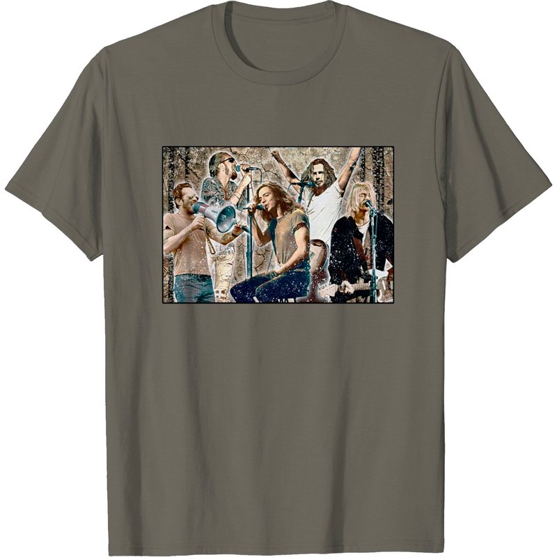 T-shirt Grunge Interstate Sludge Animal Fell On Polly pour hommes — T-shirts pour hommes