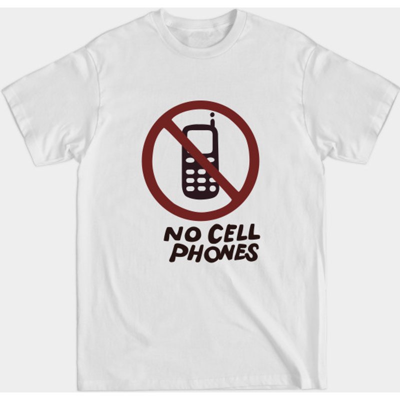 No Cell Phones - T-shirt Gilmore Girls pour hommes — T-shirts pour hommes