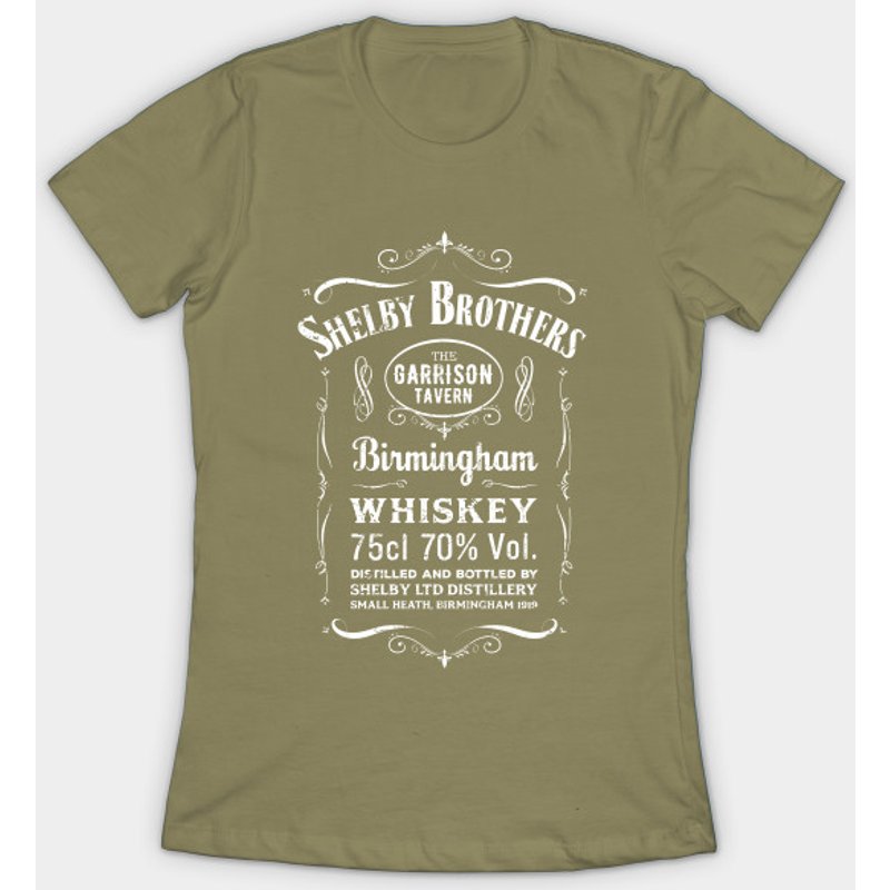 T-shirt Étiquette de Whiskey Shelby Brother's Ltd - Peaky Blinders