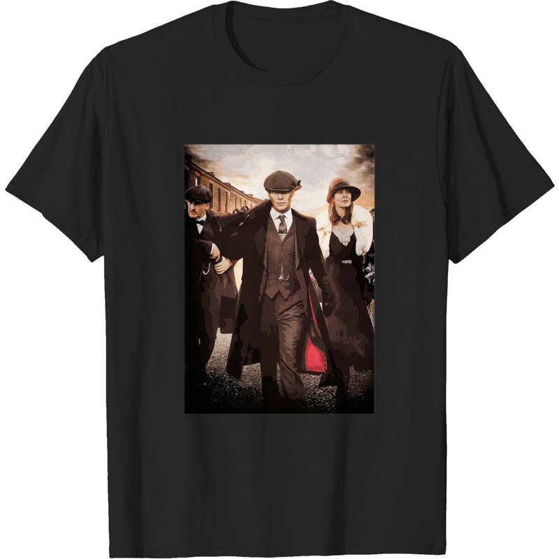 T-shirt noir pour hommes Peaky Blinders — T-shirts pour hommes