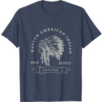 Creek Tribe Native American Indian Pride T-Shirt for Men — Mens T Shirts