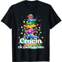 T-shirt pour hommes Crocin autour du sapin de Noël — T-shirts pour hommes