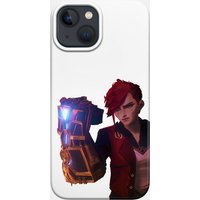 Vi avec son gant en métal - Arcane LOL - Étui de téléphone — Coque de téléphone