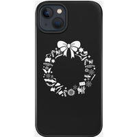 Supernatural Christmas Wreath Pattern Phone Case
