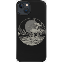 Lost Voyager Circle Skull Phone Case