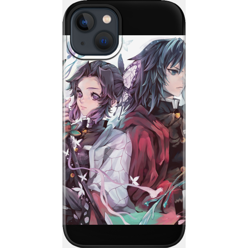 Étui de téléphone Kimetsu No Yaiba Tomioka et Shinobu — Coque de téléphone