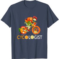 Cycologist Vegan Funny Veggie Biking Racing T-Shirt for Men — Mens T Shirts