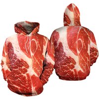 Meat Pullover 3D Hoodie — Mens Hoodies