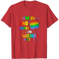 T-shirt Vintage Je suis en 2e année le Twosday 2-22-22 — T-shirts pour hommes