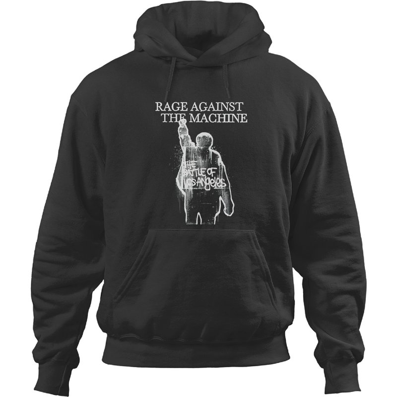 Hoodies Unisex Noir Rage Against The Machine — Sweats à capuche pour hommes