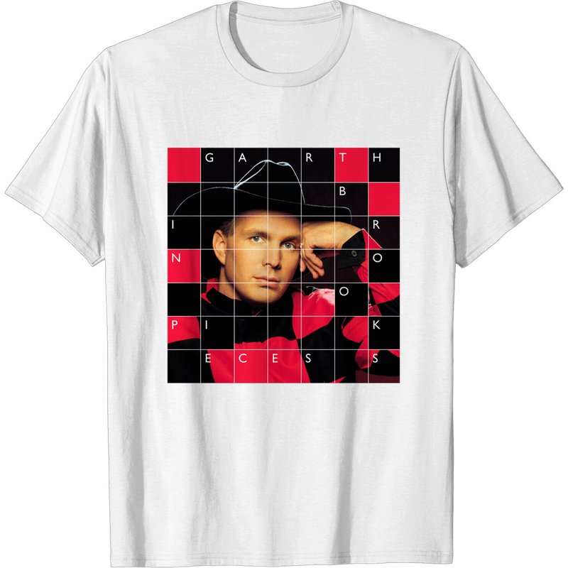 Garth Brooks In Pieces Album T-Shirt for Men — Mens T Shirts