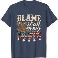 T-shirt classique Brooks Blame It All On My Roots pour hommes