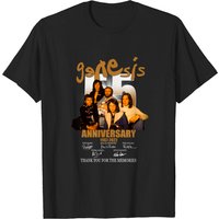 T-Shirt Signé du Membre du Groupe Genesis pour le 55e Anniversaire — T-shirts pour hommes