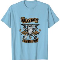 T-shirt classique avec logo Waylon Jennings pour hommes