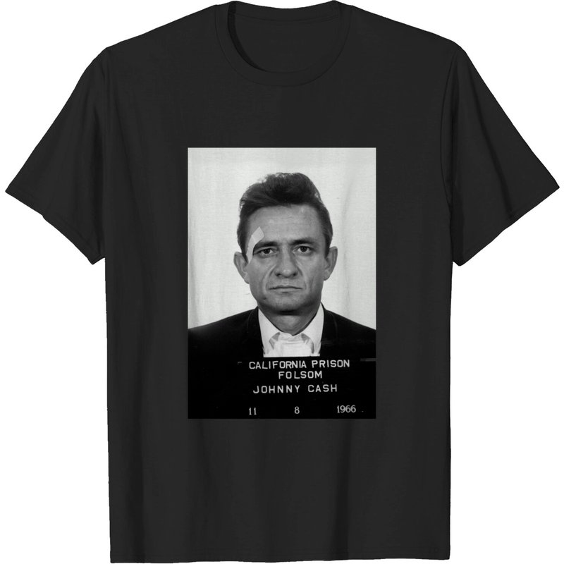 T-shirt classique Johnny Cash Mugshot pour hommes — T-shirts pour hommes
