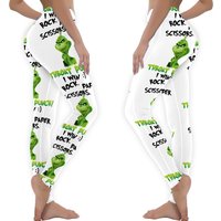 Rock Paper Scissors Throat Punch! I Win Women's Leggings