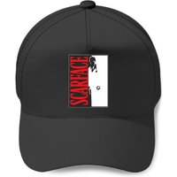 Casquette graphique Scarface Noir et Blanc avec affiche de film — Casquette de baseball
