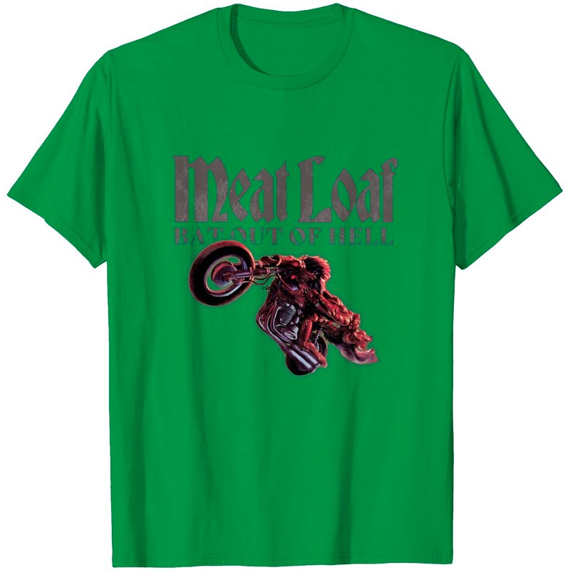 T-shirt pour hommes Meat Loaf Bat Out Of Hell Bike — T-shirts pour hommes