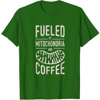 T-shirt Café Inspiré par les Mitochondries et la Biologie Cellulaire du Café