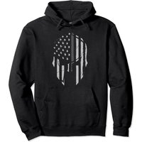 Hoodie Drapeau des Agents Correctionnels avec Casque Spartiate