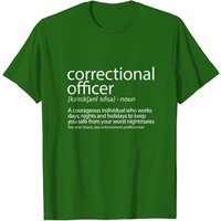 T-shirt Drapeau des Agents Correctionnels pour Hommes