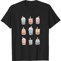 T-shirt Cute Bubble Tea pour hommes - Design Kawaii Boba Anime — T-shirts pour hommes