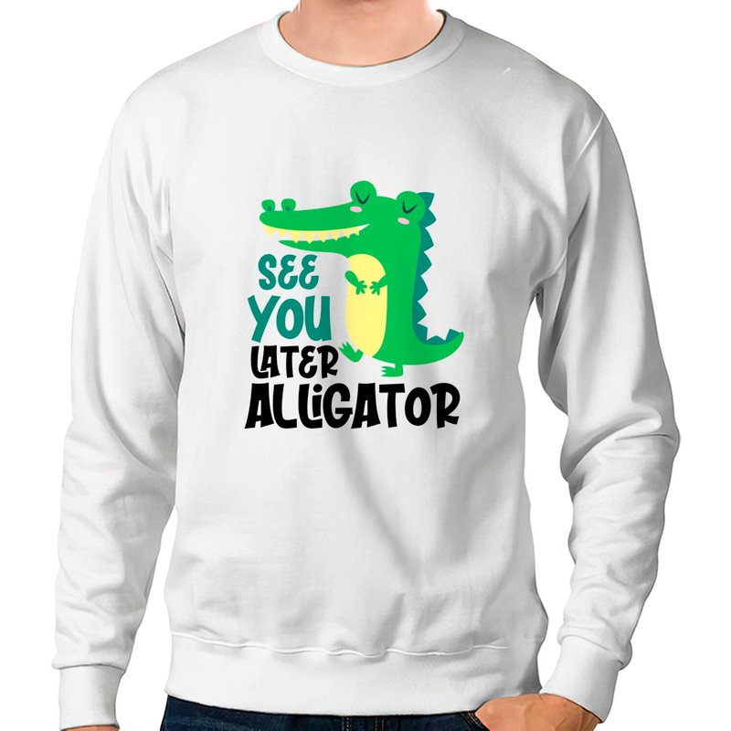 Sweat à Capuche See You Later Alligator pour Enfants — Sweats à capuche pour hommes