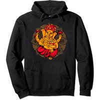 Hoodie Éléphant Ganesha pour Unisexe - Design Art Hindou — Sweats à capuche pour hommes