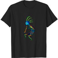T-shirt Art Kokopelli Gringo pour hommes en noir