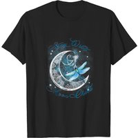 Moon T-Shirt Stay Wild Moon Child Dragonfly for Men