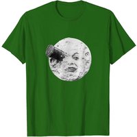 T-shirt Moon A Trip To The Moon pour hommes - Noir — T-shirts pour hommes