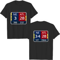 T-shirt Final NE 3 ATL 28 NE 34 ATL 28 pour hommes — T-shirts pour hommes
