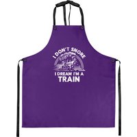 Funny Train Apron for Men - I Don't Snore, I Dream I'm A Train