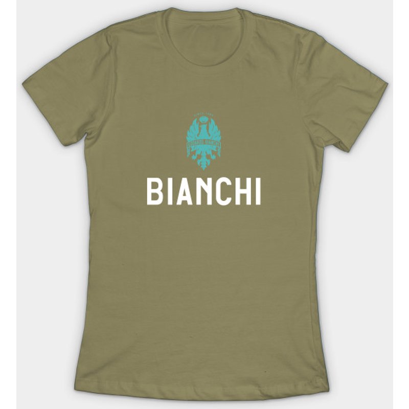 T-shirt pour hommes avec logo Bianchi Bike Portrait — T-shirts pour hommes