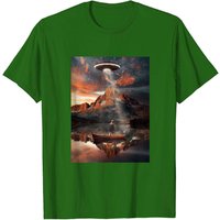T-shirt Noir pour Hommes Arrival - Ufo — T-shirts pour hommes