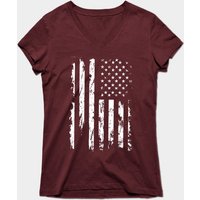 American Flag T-Shirt for Men - Black